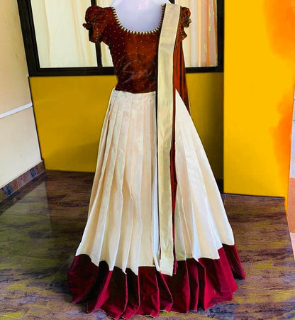 🌼 *Dhavani set Handwork*🌼